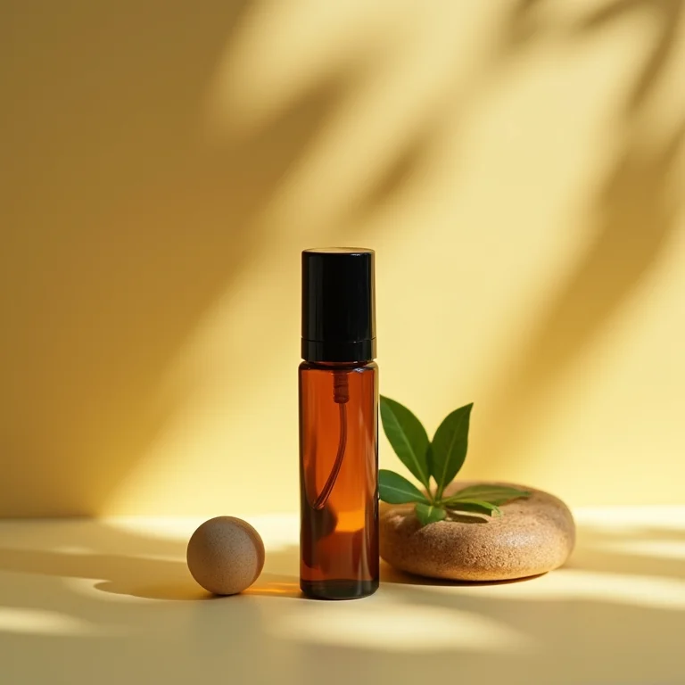 Fragrâncias naturais e relaxantes de um desodorante natural