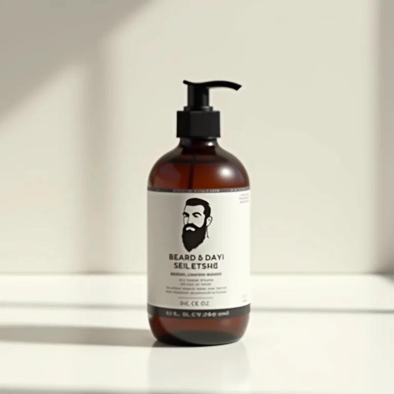 Frasco de shampoo para barba Barba de Respeito