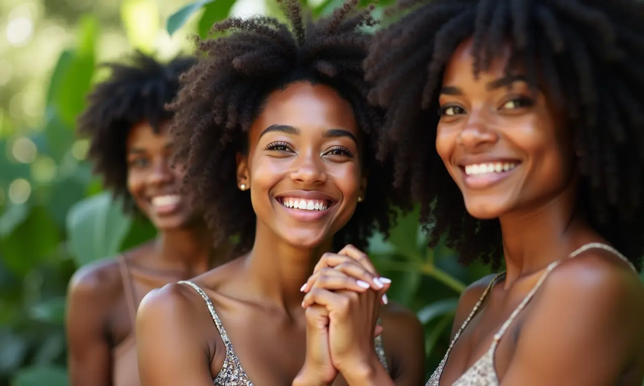 Grupo de mulheres diversas com pele saudável, usando cleansing balm.