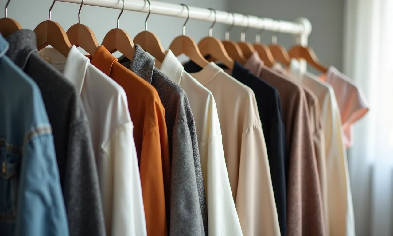 Guarda-roupa minimalista, doando roupas e desapegando.