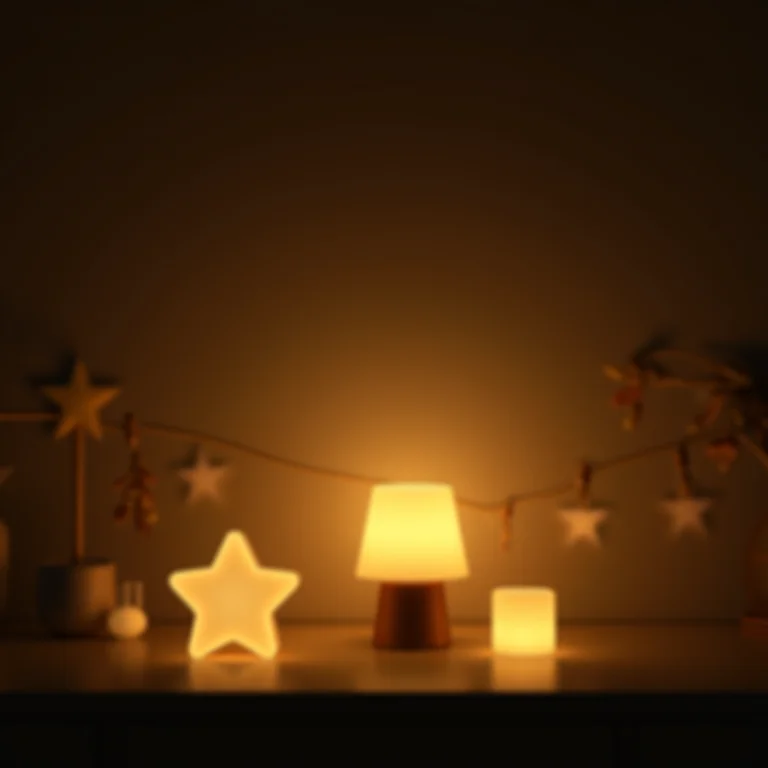 Iluminação adequada com luminárias e luzes noturnas.