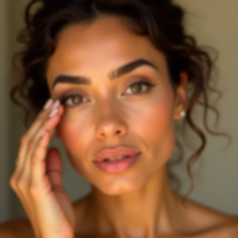 Iluminação estratégica para destacar o olhar