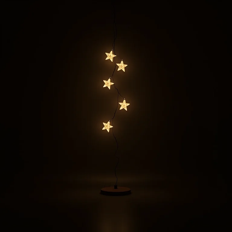 Iluminação para quarto com tema espacial.