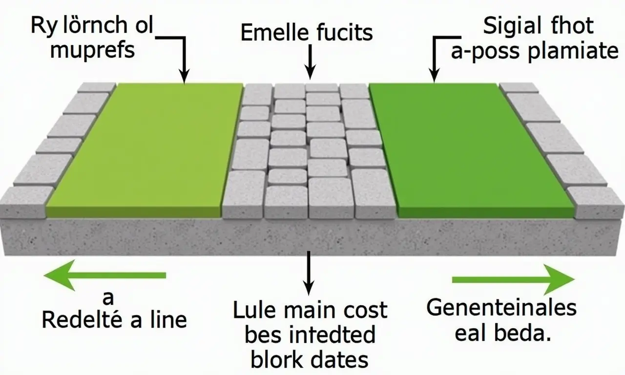 Ilustração do custo inicial do piso drenante.