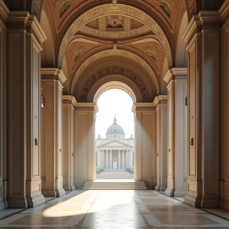 Interior da Basílica de São Francisco em Assis.