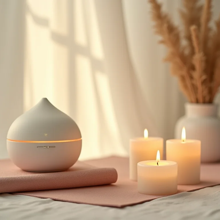 Itens para relaxar e meditar em casa.