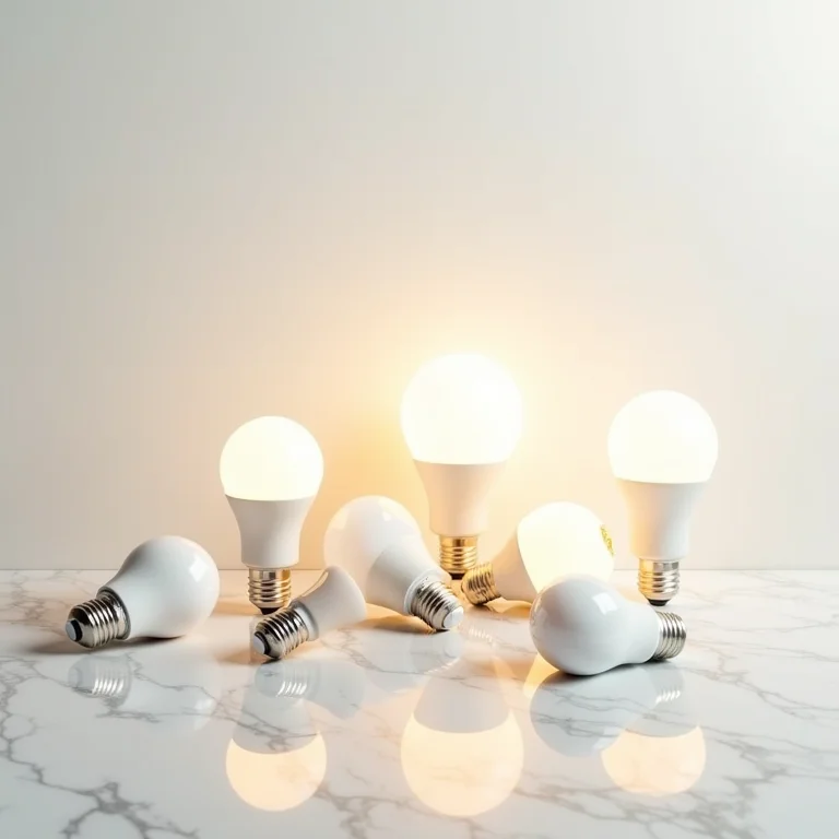 Lâmpadas LED para iluminação de bancada de cozinha