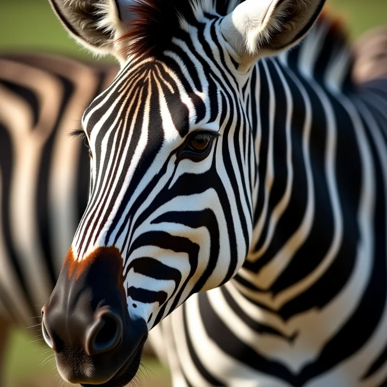Listras de uma zebra em close-up
