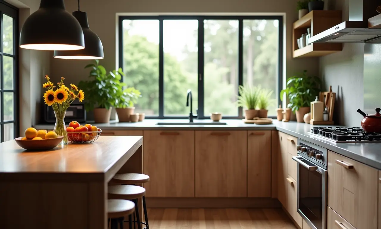 Local perfeito para a instalação da lava-louças próximo à pia em cozinha brasileira.