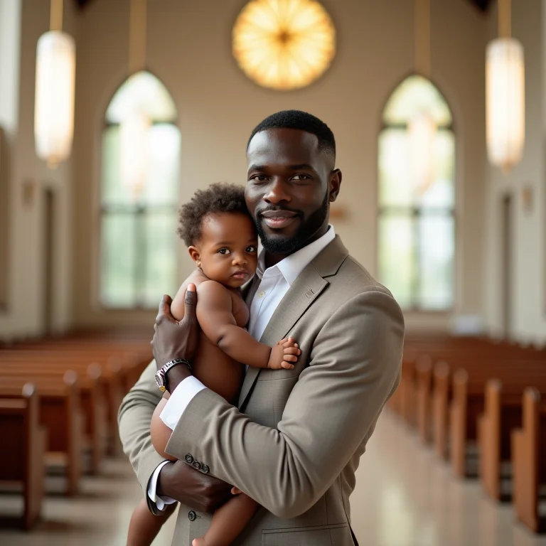 Look para papais em batizado