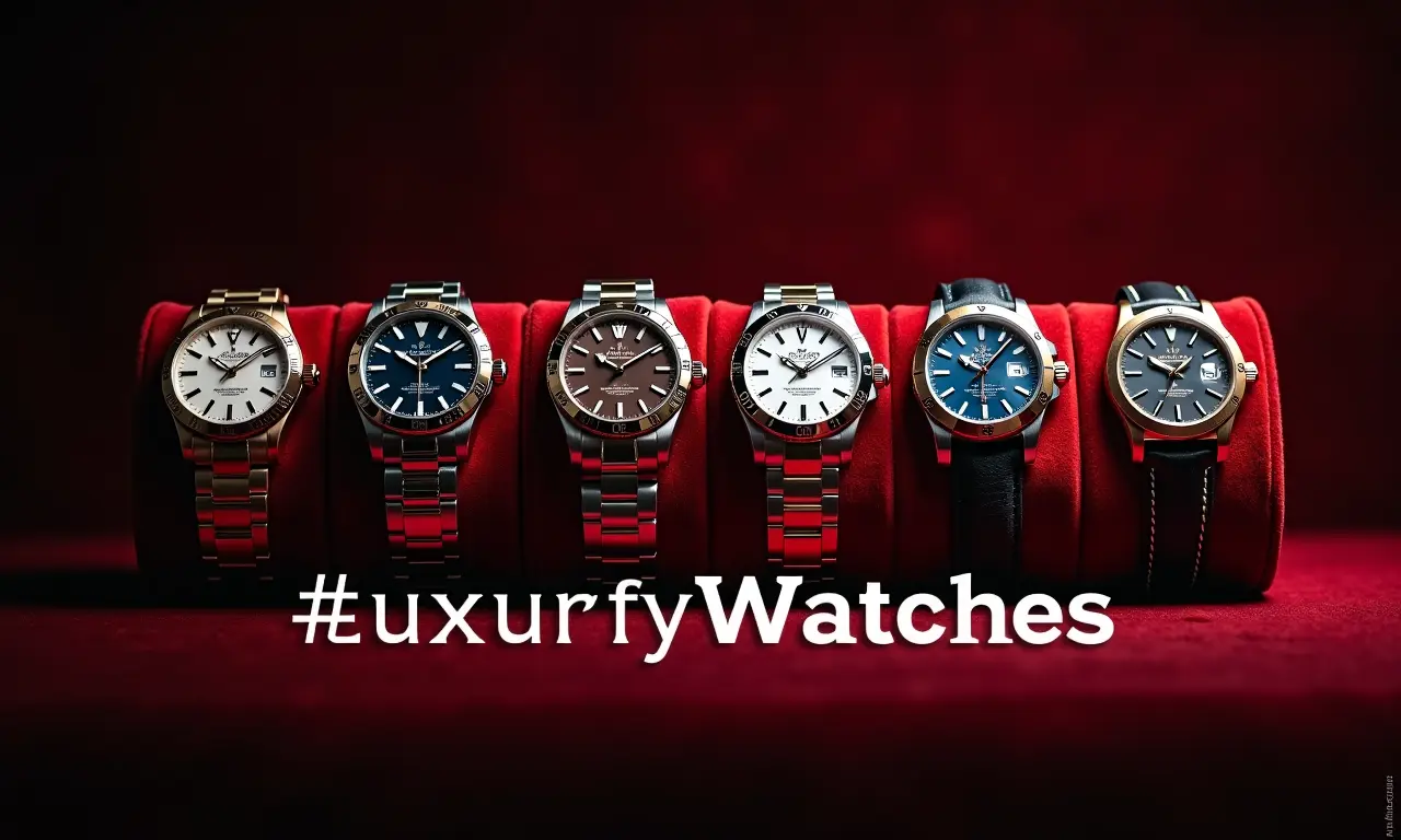 #LuxuryWatches em destaque.