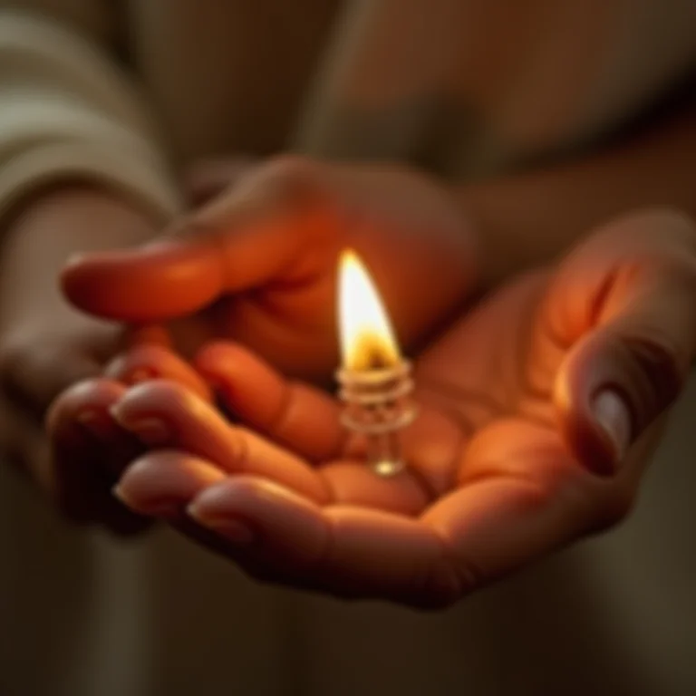 Mãos diversas com cutículas hidratadas recebendo óleo.