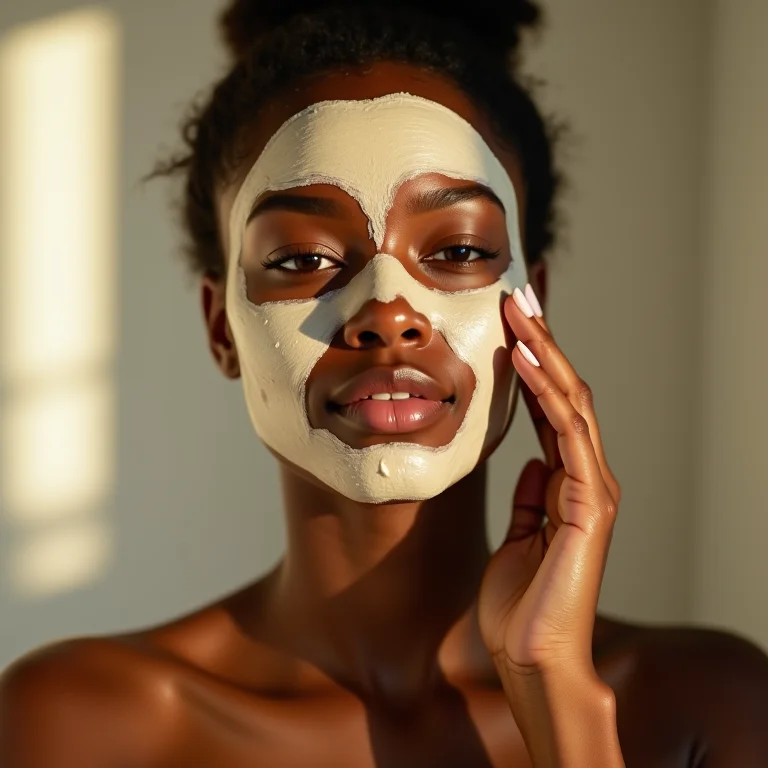 Máscara facial de aveia e mel para pele radiante