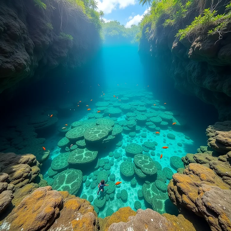 Mergulho nas águas cristalinas de Taipu de Fora
