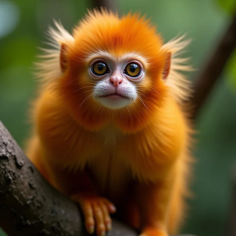 Mico-leão-dourado na Mata Atlântica