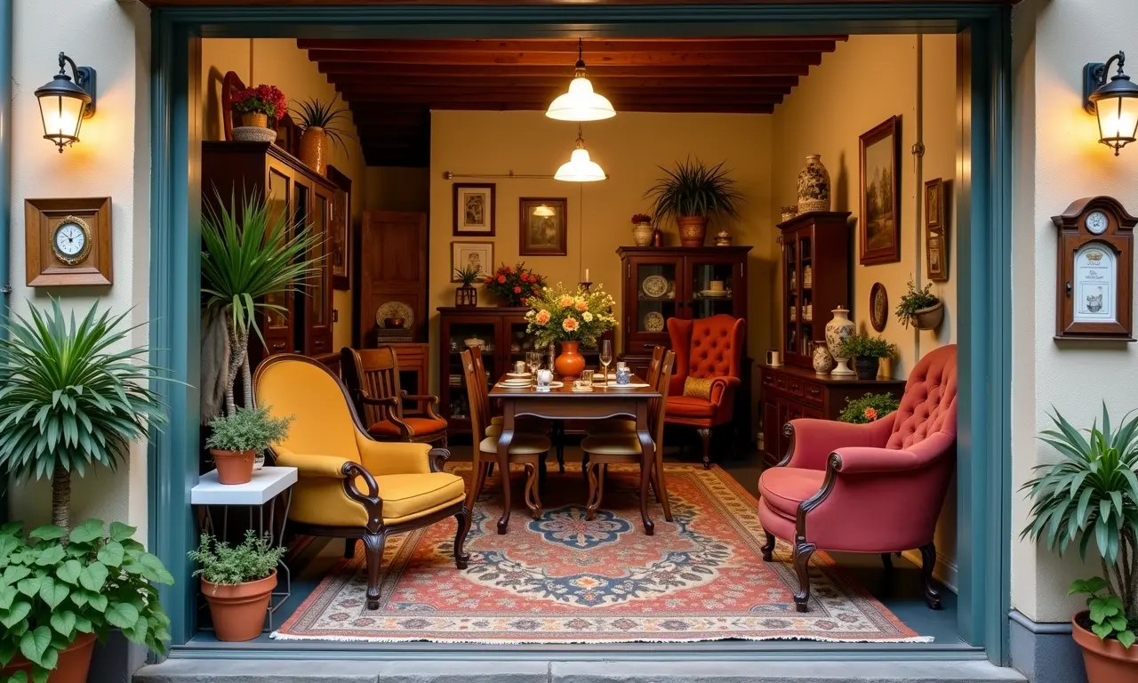 Móveis vintage e decoração eclética na Coisas da Doris.