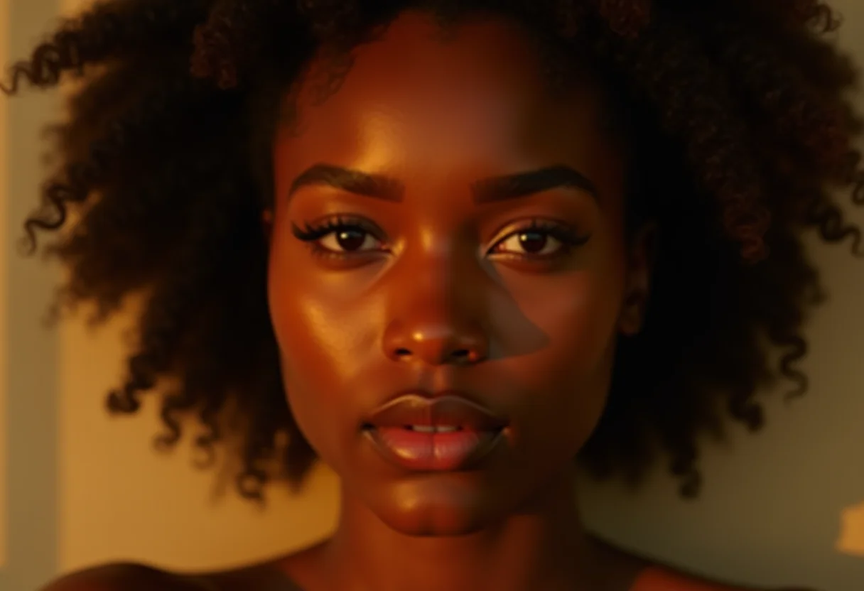 Mulher de 40 anos com pele radiante, foco em cuidados com a pele