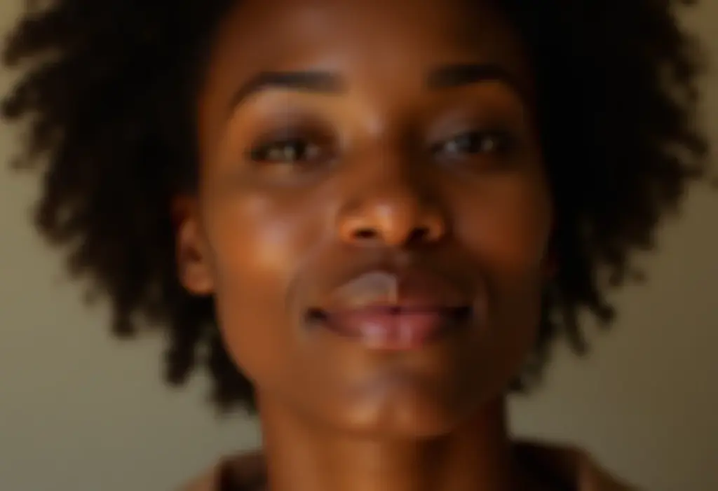 Alerta: como identificar e evitar alergia a cosméticos Mulher radiante com pele natural e maquiagem suave.