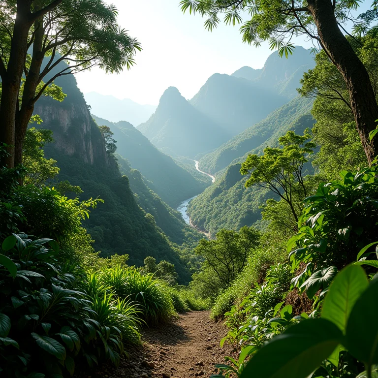 Natureza exuberante nas encostas do Pão de Açúcar