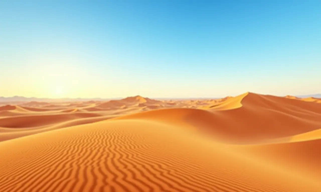 O fascínio do Deserto do Saara ao entardecer.