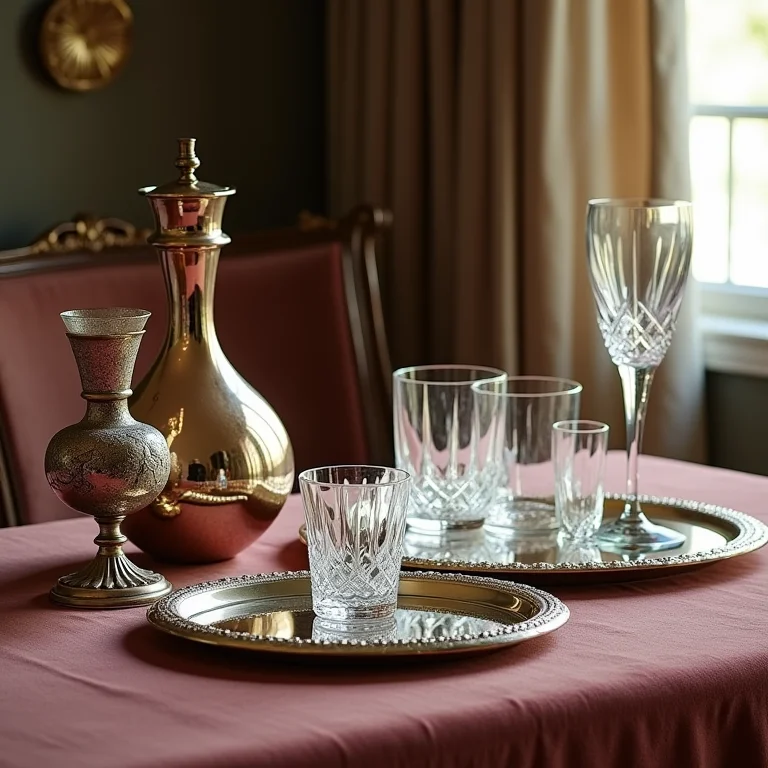 Objetos de decoração vintage de luxo sobre superfície de veludo