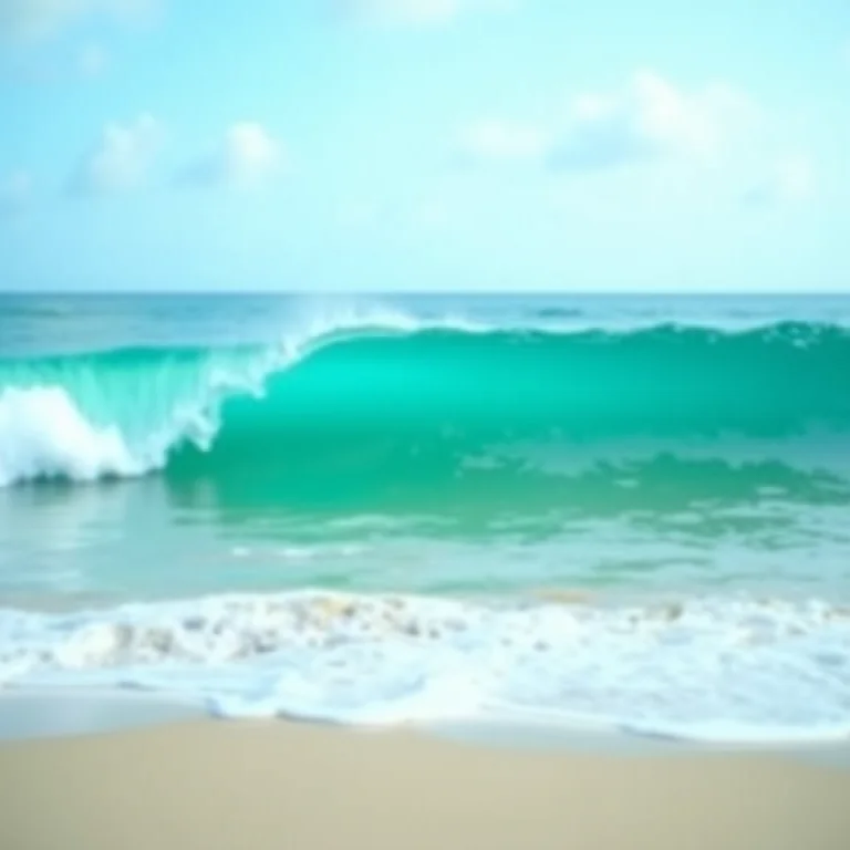 Ondas turquesa na Praia do Francês, Alagoas