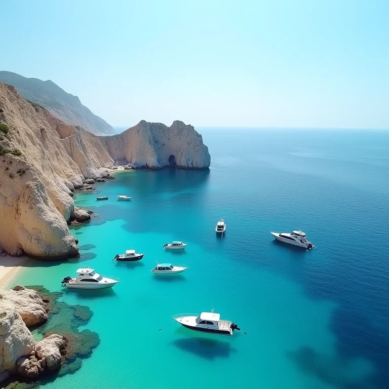 Paisagem costeira de Arraial do Cabo, Rio de Janeiro.