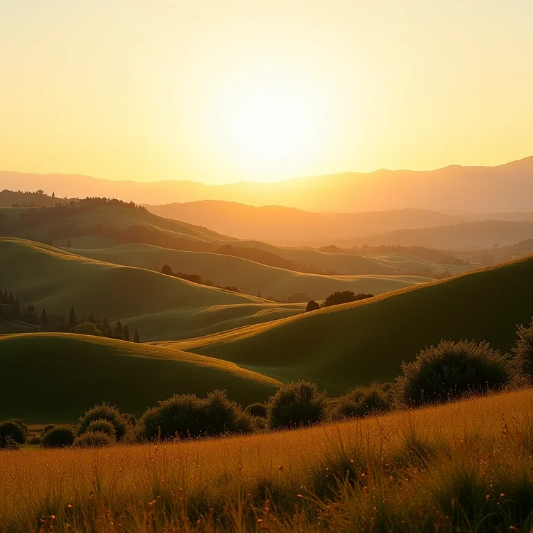 Paisagem da Úmbria, Itália