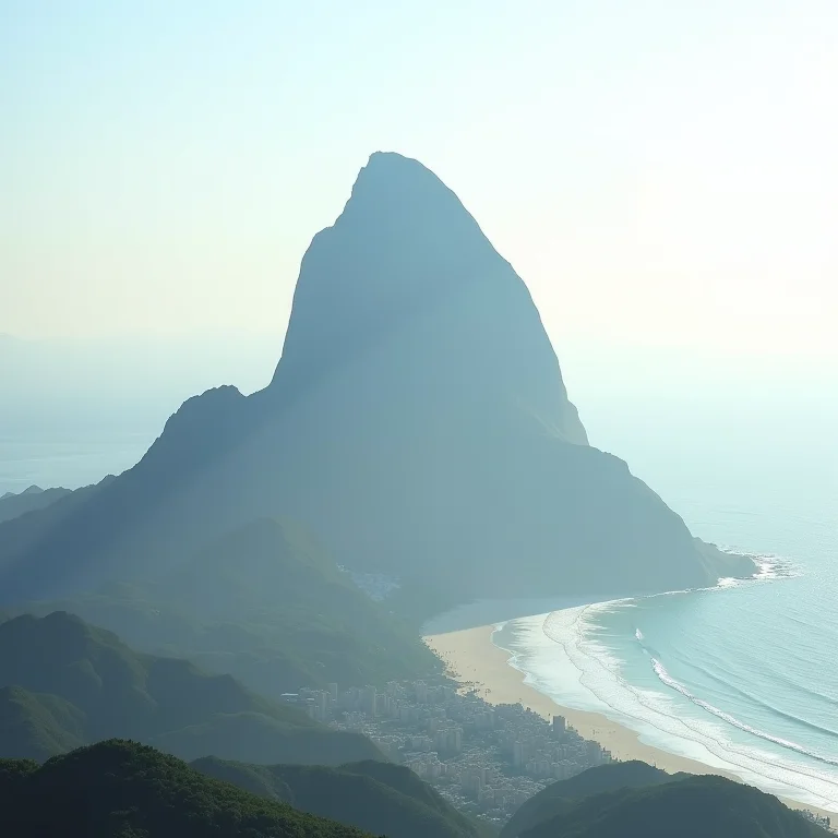 Pão de Açúcar com a Praia de Copacabana ao fundo