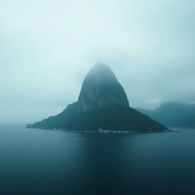 Pão de Açúcar em dia nublado