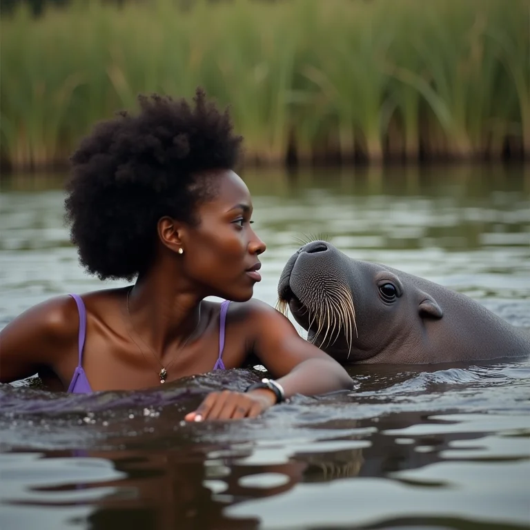 Passeio de jangada com peixe-boi no Rio Tatuamunha, Alagoas
