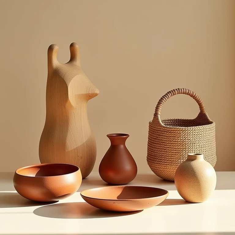 Peças de design e artesanato local no Rio de Janeiro