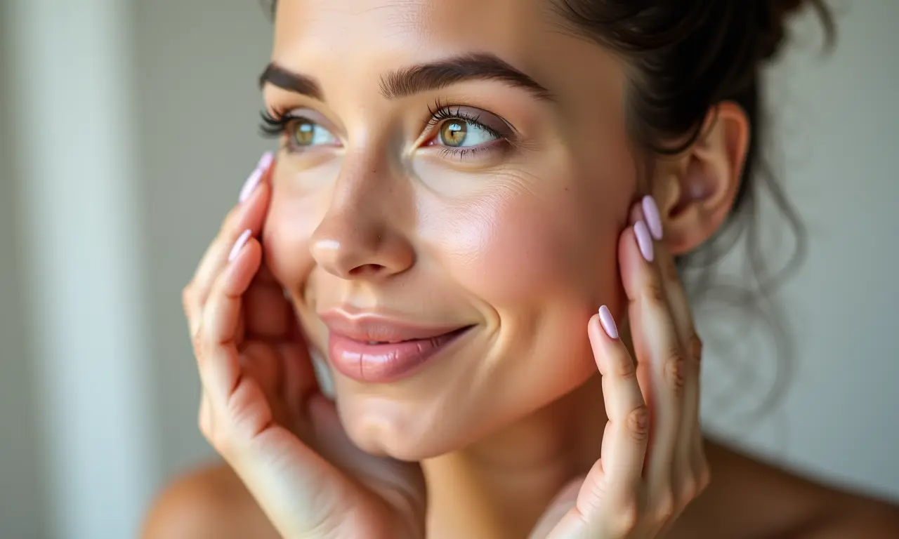 Pele equilibrada e controlada com o uso da essência facial.