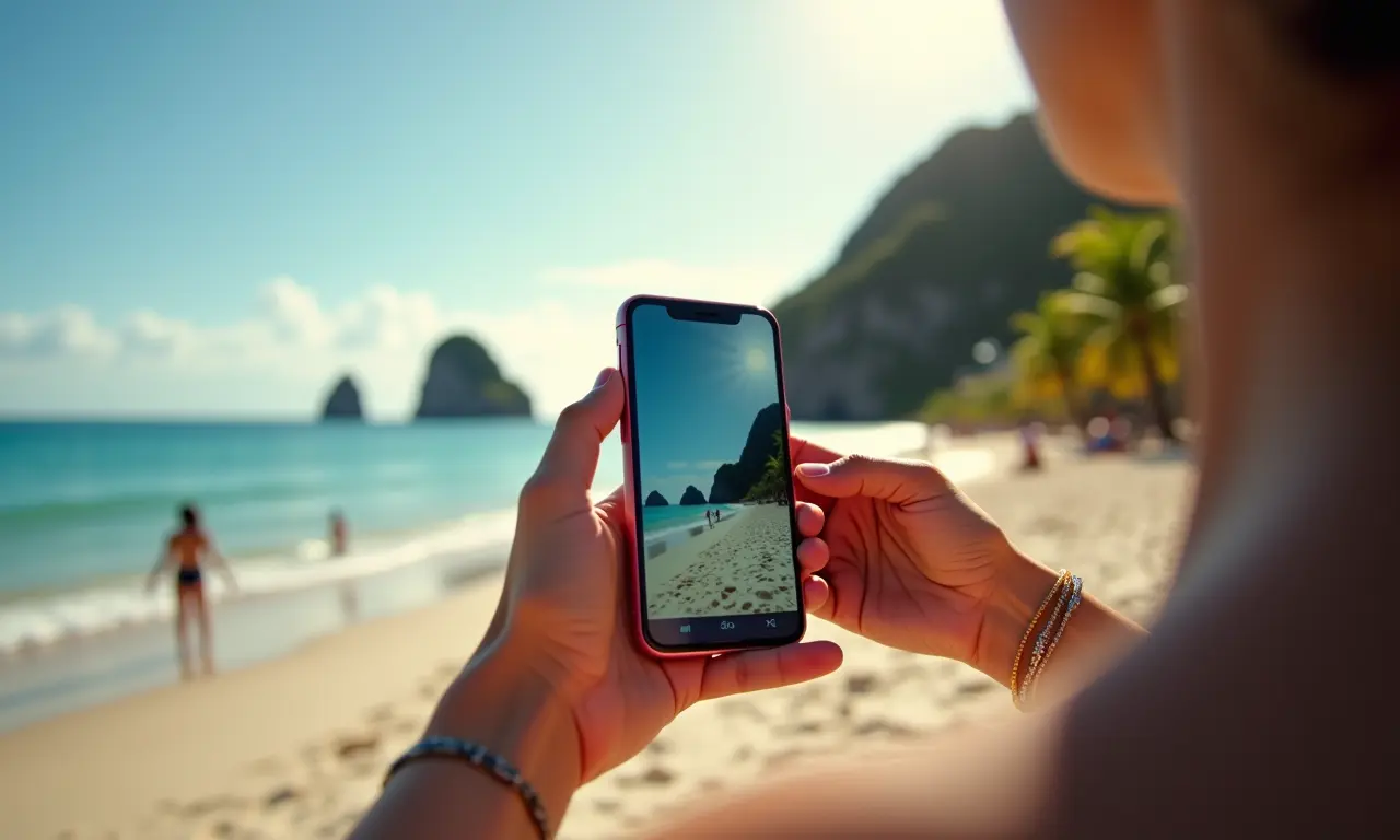 Pessoas usando redes sociais para enviar um alerta.