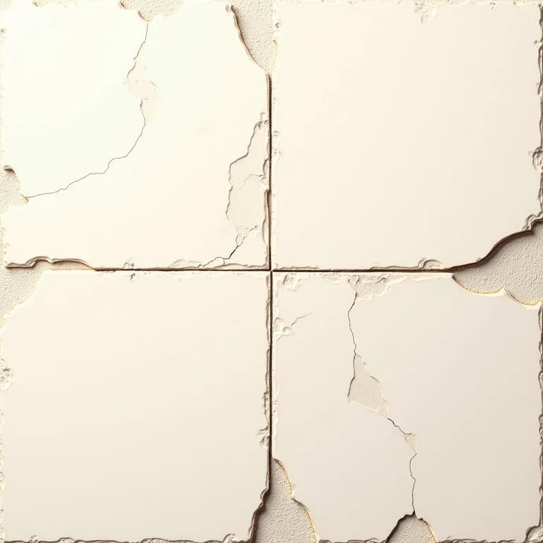 Piso externo danificado pelo clima e falta de manutenção.