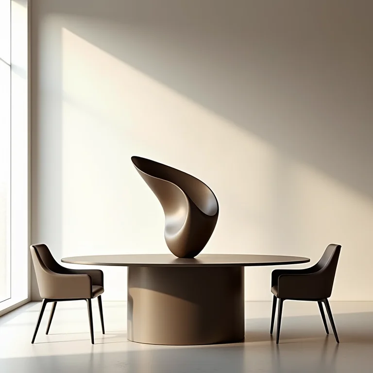 Ponto focal em sala de jantar pequena