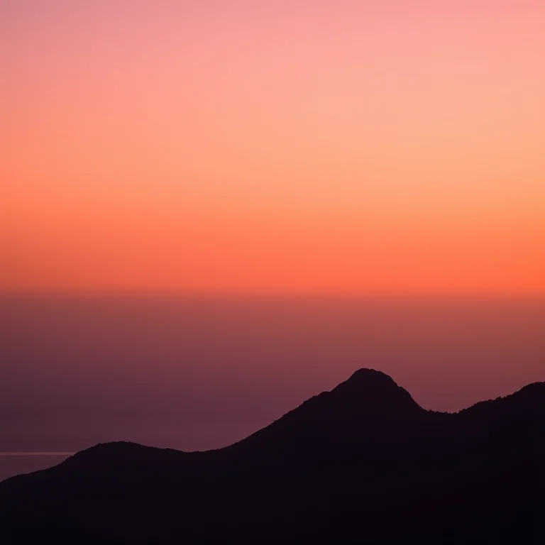 Pôr do sol visto do Morro da Urca com o Pão de Açúcar