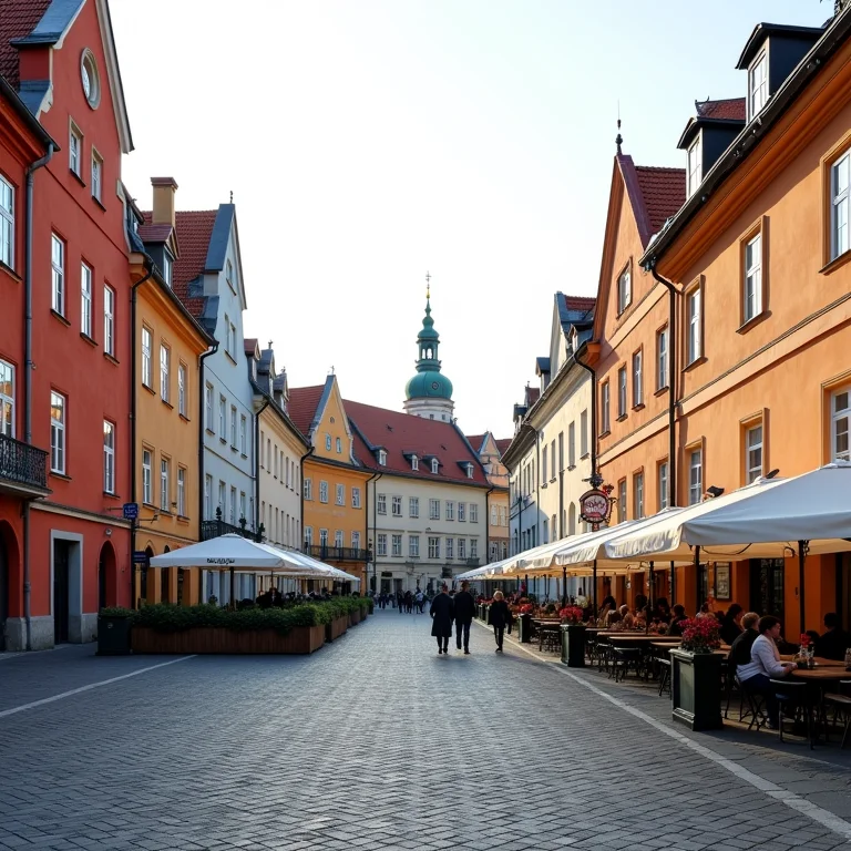 Praça do Mercado da Cidade Velha de Varsóvia reconstruída