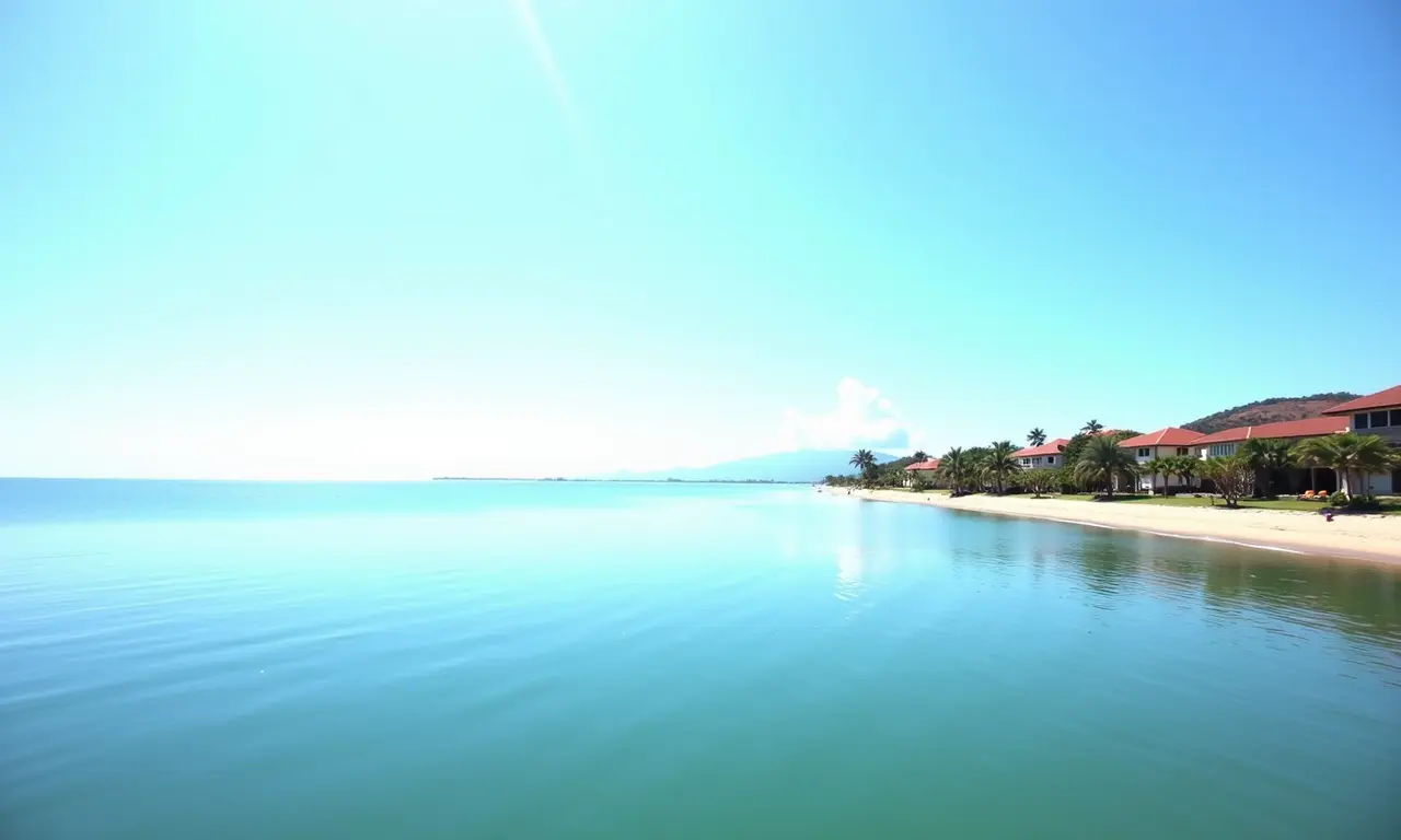 Praia da Baleia, SP: Mar calmo e beleza intocada.