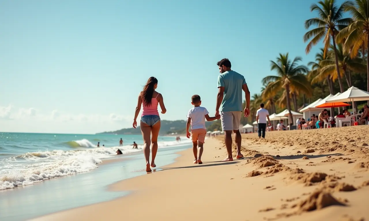 Praia da Enseada, SP: Infraestrutura e diversão para toda a família.