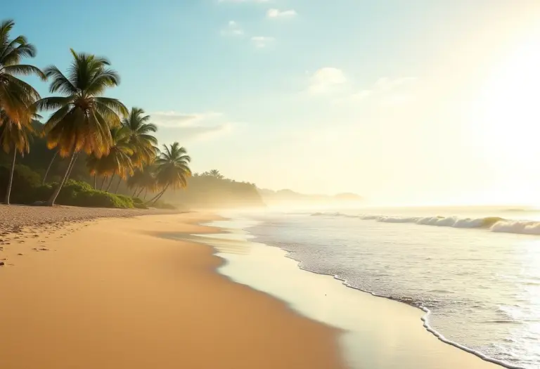 Praia paradisíaca de São Miguel dos Milagres, Alagoas.