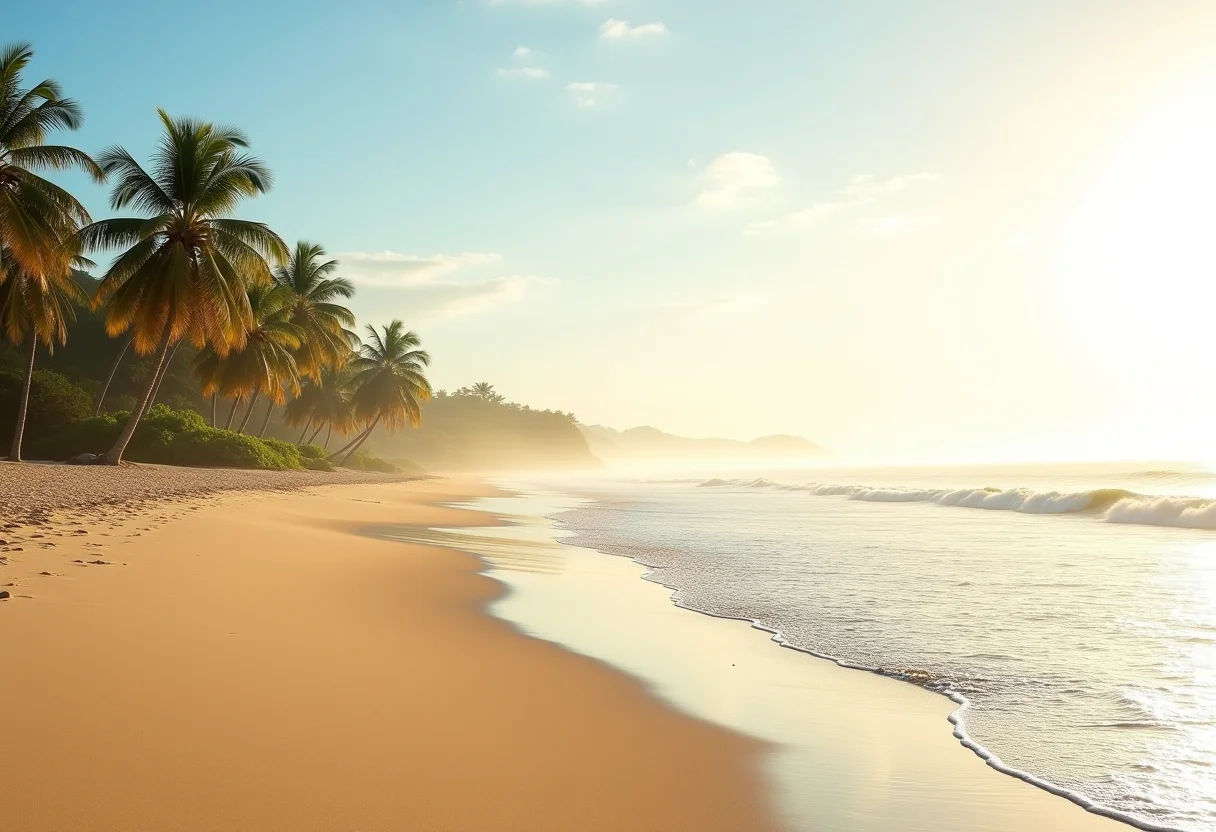 Praia paradisíaca de São Miguel dos Milagres, Alagoas.