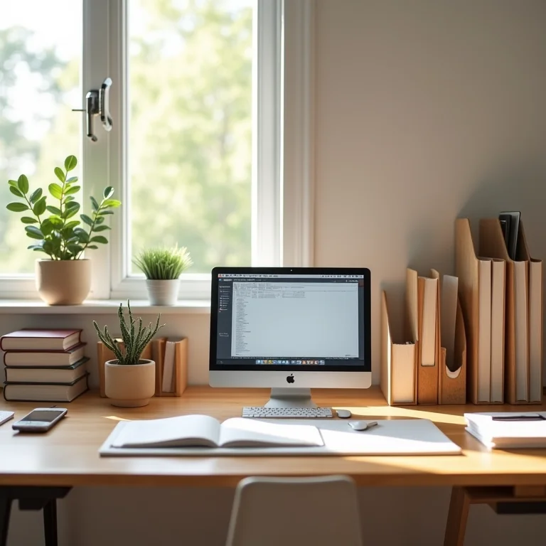 Produtos para um home office compartilhado funcional