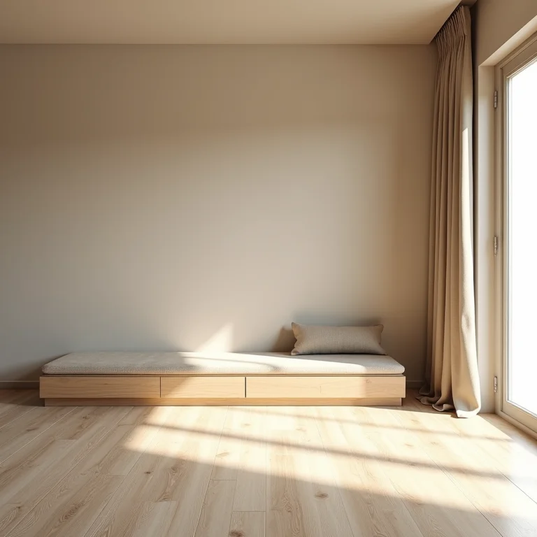 Quarto com móveis genéricos e sem planejamento