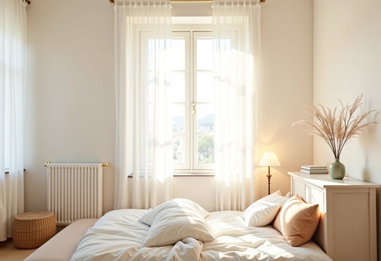 Quarto de casal pequeno decorado com truques para ampliar o espaço