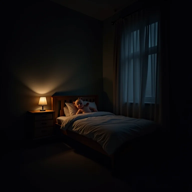 Quarto infantil com iluminação insuficiente