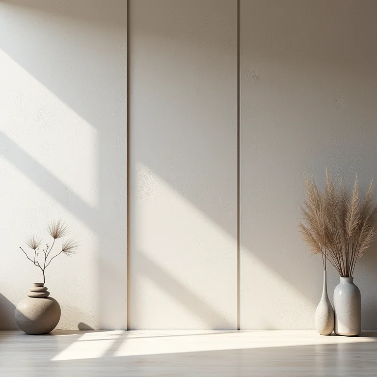 Revestimento cimentício 3D com textura rústica.