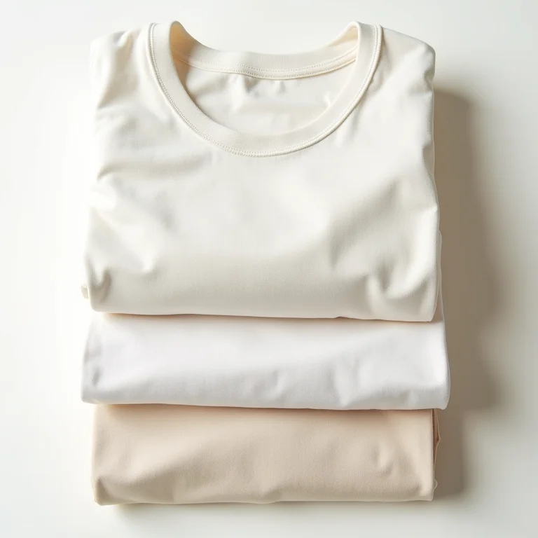 Roupas de algodão confortáveis para viajar.