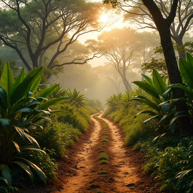 Savana Amazônica com cores vibrantes e texturas únicas