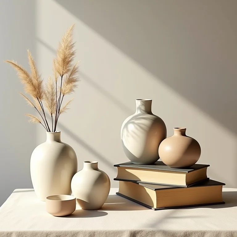 Seleção de objetos vintage garimpados em brechós e feiras.